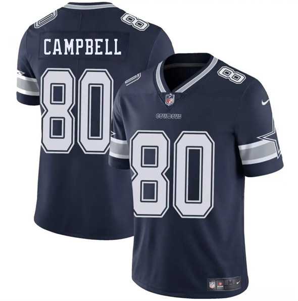 Men & Women & Youth Dallas Cowboys #80 Parris Campbell Navy 2025 Vapor Untouchable Limited Stitched Jersey->dallas cowboys->NFL Jersey